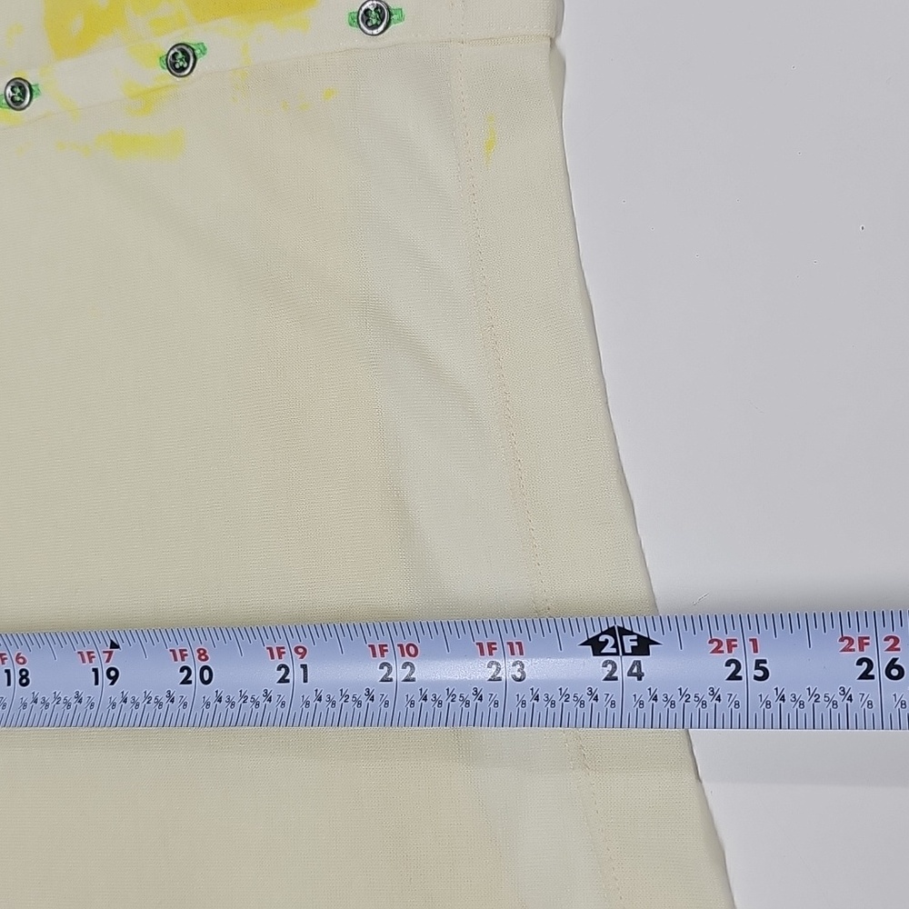 Vintage 2000's Free People Tank Top, Cream Yellow Floral, Size Medium NEW - Picture 9 of 10